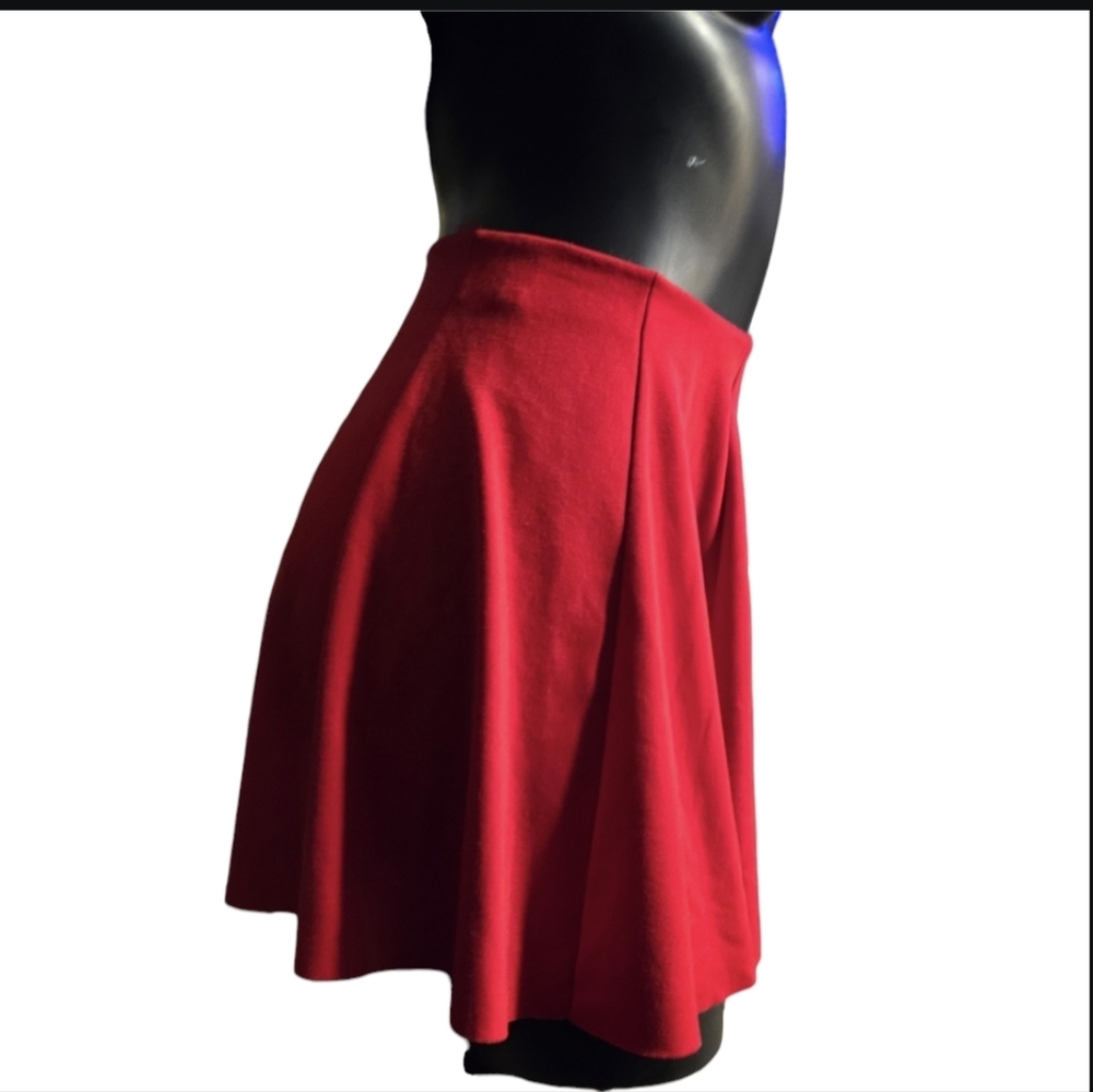 Elegant Red Women's Skirt Comes With A Bonus Christmas Sweater.